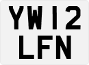 License plate of the United Kingdom, 2001 year system