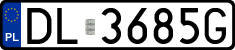 License plates of Poland, Regular car plates