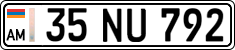 License plate of Armenia, Private owners