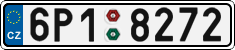 License plate of the Czech Republic, Cars (2001)