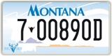 Montana, 1-12345A / 10-1234A