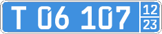 License plate of Kyrgyzstan, Diplomatic