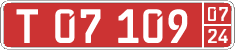 License plate of Kyrgyzstan, Diplomatic