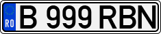 License plate of Romania, Regular plates