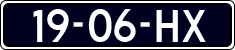 License plate of the Netherlands, Cars