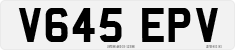 License plate of the United Kingdom, 1983 year system