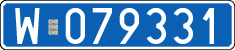 License plates of Poland, Diplomatic