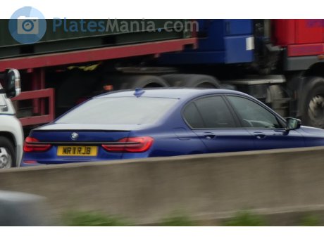 MR11 RJB, BMW 7 Series