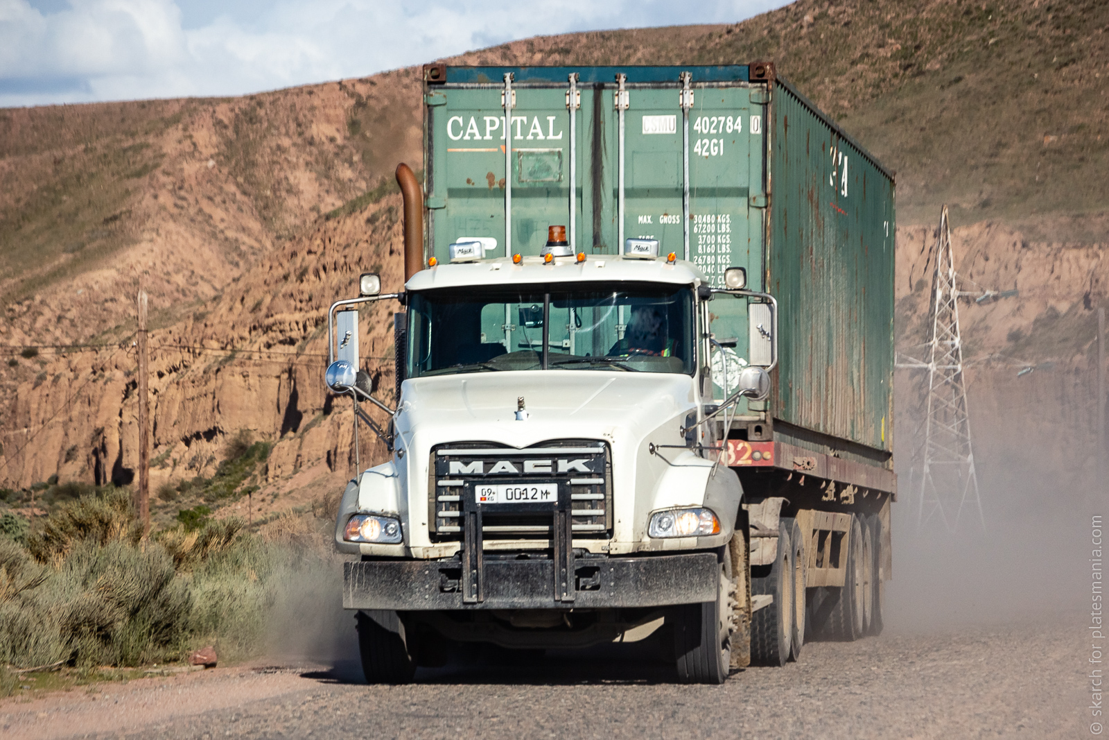 09 0012 M, Mack Granite 1st gen CT/GU Axle Back, 2006–