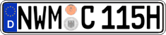 German license plate, Plates for oldtimers (type 