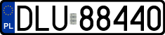 License plates of Poland, Regular car plates