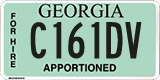 Georgia, Apportioned
