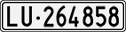 License plate of Switzerland, Cars
