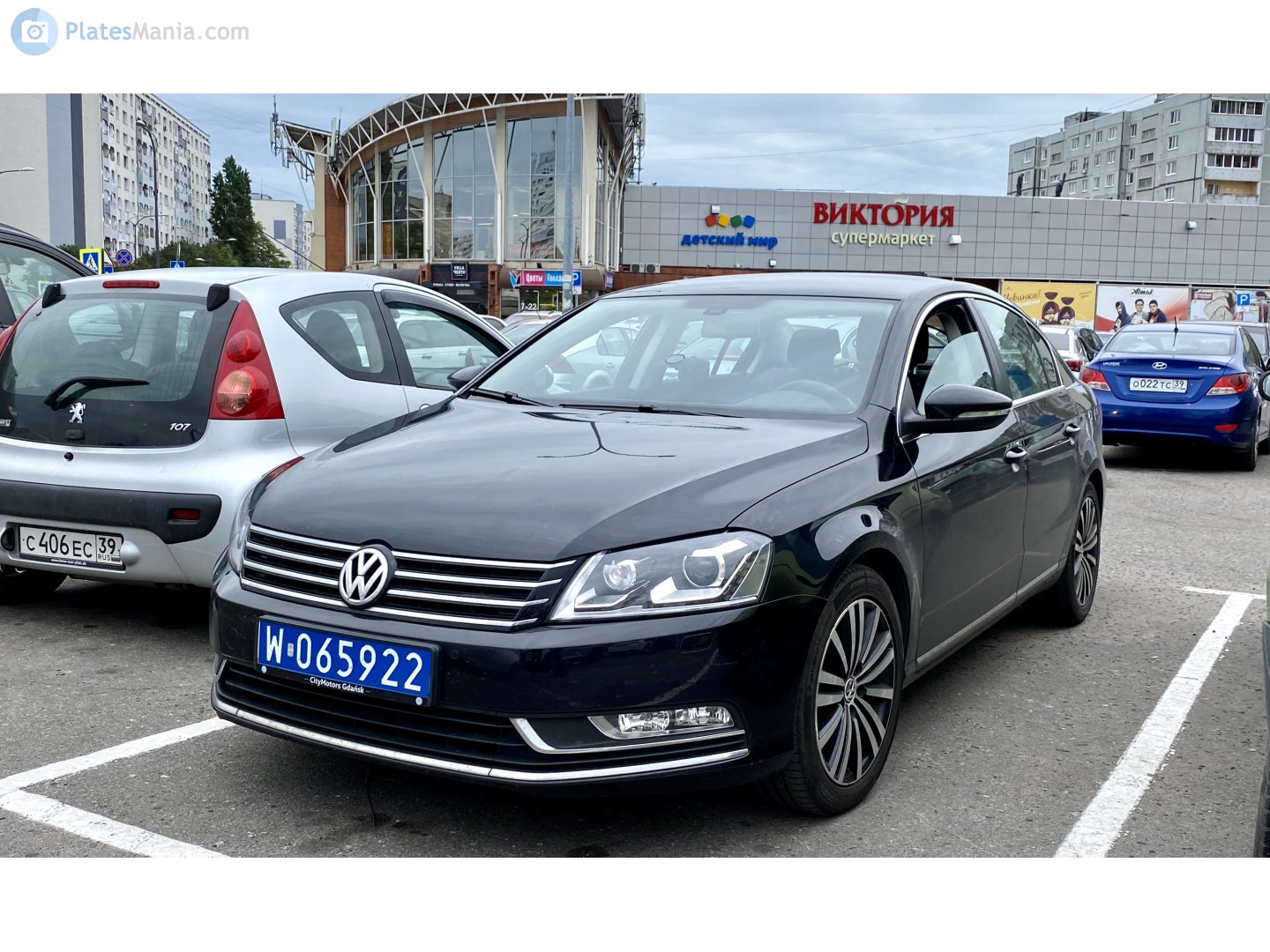 W 065922, Volkswagen Passat 7th gen Sedan (B7; 3C; Global-market), 2010–2015