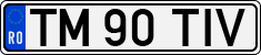 License plate of Romania, Regular plates