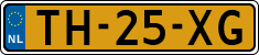 License plate of the Netherlands, Cars