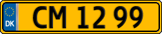 License plate of Denmark, Commercial vehicles