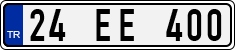 License plate of Turkey, Regular plates