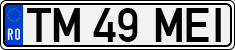 License plate of Romania, Regular plates