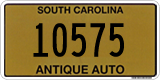 South Carolina, Antique Auto (1234,12345)