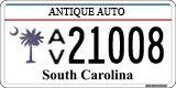 South Carolina, Antique Auto (1234,12345)