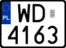 License plates of Poland, Special vehicles and motorcycles