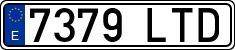 License plates of Spain, Ordinary (2000)