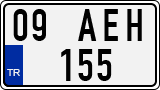 License plate of Turkey, Regular plates