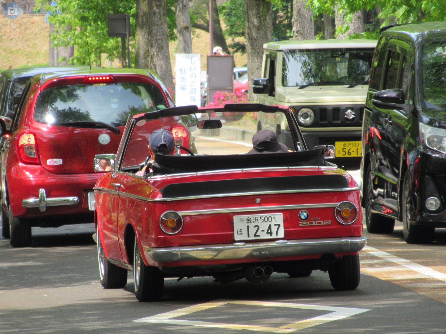 金沢 500 ほ 1247, BMW 02 Series 1600-2/2002 Cabrio by Baur (114/E10), 1968–1971