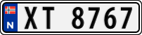 License plate of Norway, Trailers, motorcycles, special vehicles
