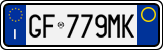 License plate of Italy, Cars (1994 year series)