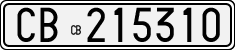 License plate of Italy, Cars (1927 year series)