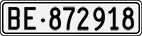 License plate of Switzerland, Cars