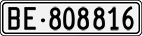 License plate of Switzerland, Cars