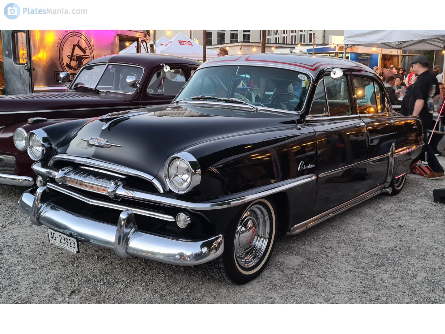 AG 23923, Plymouth Belvedere 1st gen 1954 4-door Sedan, 1954–1955