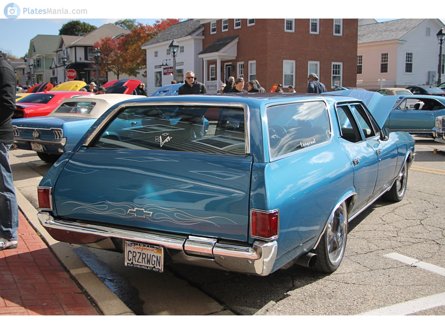 CRZRWGN, Chevrolet Chevelle 2nd gen 1971/1972 5-door Station Wagon (35/46; A-body), 3rd facelift, 1970–1972