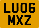 License plate of the United Kingdom, 2001 year system