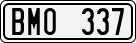 License plate of Sweden, Regular plates