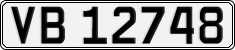 License plate of Norway, Cars
