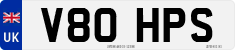 License plate of the United Kingdom, 1983 year system