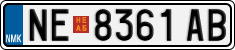 License plate of North Macedonia, Regular plates (2012)