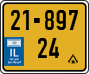 License plate of Israel, Regular plates