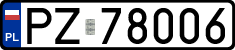 License plates of Poland, Regular car plates