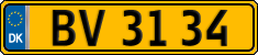 License plate of Denmark, Commercial vehicles