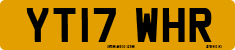 License plate of the United Kingdom, 2001 year system