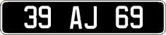 French license plate, FNI