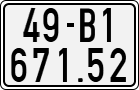 License plate of Vietnam, Motorcycles