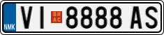 License plate of North Macedonia, Regular plates (2012)