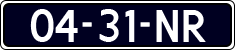 License plate of the Netherlands, Cars