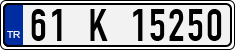 License plate of Turkey, Regular plates